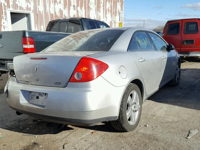 1G2ZH57NX84156098 - 2008 PONTIAC G6 GT SILVER photo 4