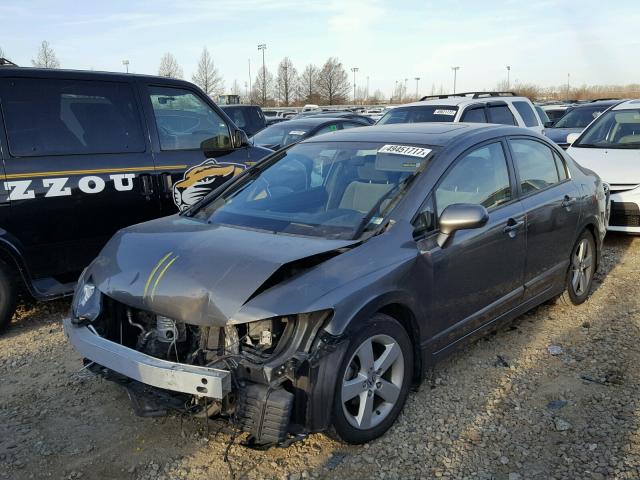 1HGFA16838L004839 - 2008 HONDA CIVIC EX ყავისფერი ფოტო 2