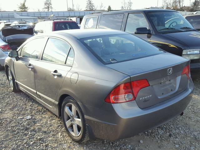1HGFA16838L004839 - 2008 HONDA CIVIC EX ყავისფერი ფოტო 3