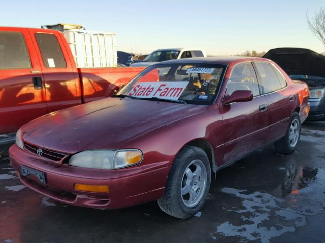 4T1GK12E6SU089443 - 1995 TOYOTA CAMRY LE RED photo 2