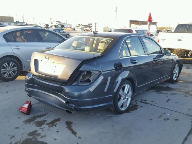 WDDGF5EB8BR139091 - 2011 MERCURY C300 GRAY photo 4