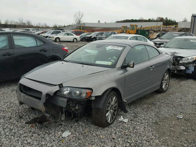 YV1MC68227J019388 - 2007 VOLVO C70 T5 GRAY photo 2