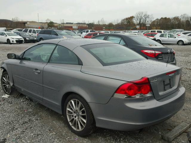 YV1MC68227J019388 - 2007 VOLVO C70 T5 GRAY photo 3