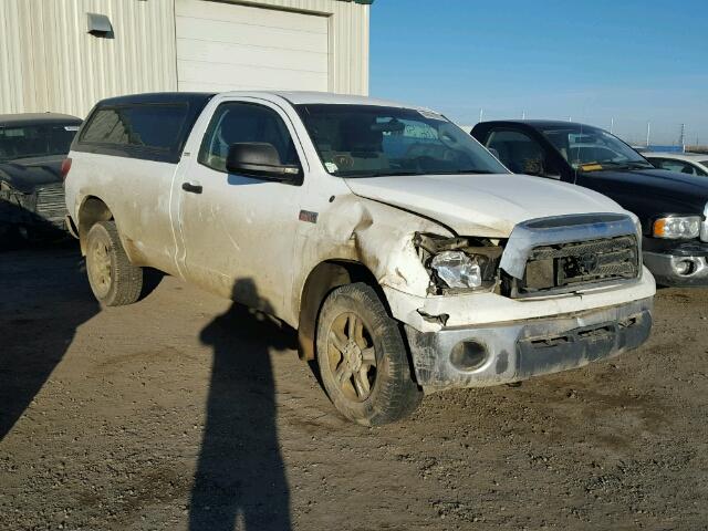 5TFMV52188X042991 - 2008 TOYOTA TUNDRA WHITE photo 1