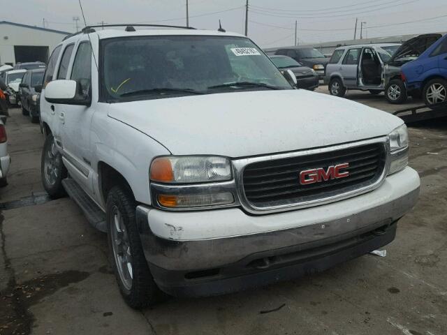 1GKEK13T35J135829 - 2005 GMC YUKON WHITE photo 1