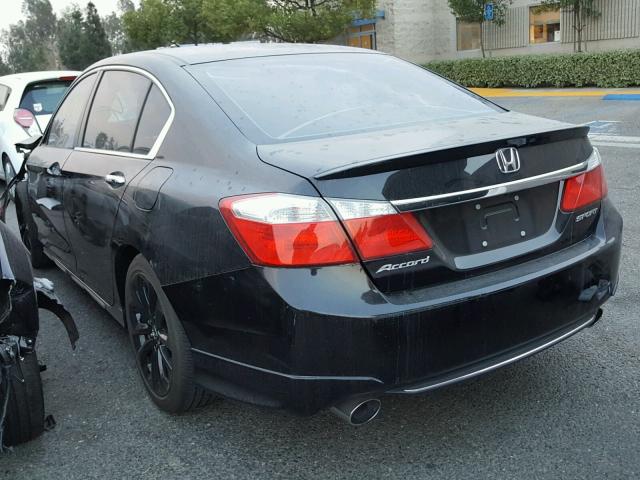 1HGCR2E53EA212266 - 2014 HONDA ACCORD SPO BLACK photo 3