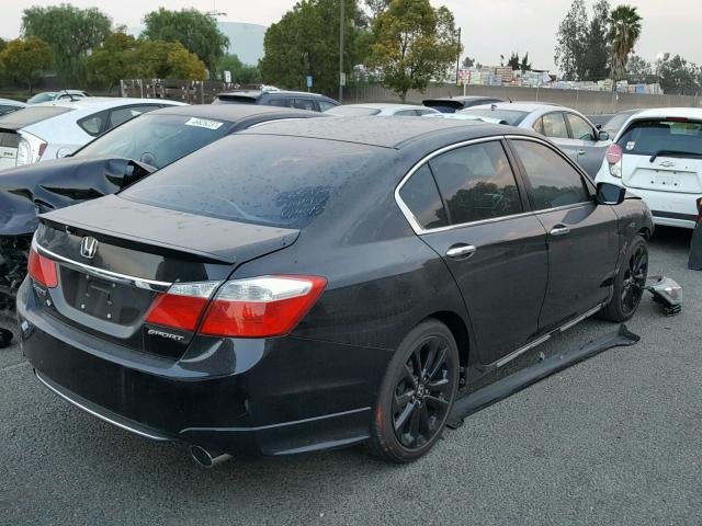 1HGCR2E53EA212266 - 2014 HONDA ACCORD SPO BLACK photo 4