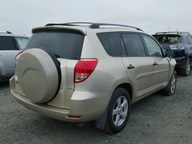 JTMBD33V976041594 - 2007 TOYOTA RAV4 GOLD photo 4