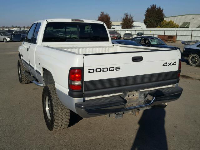 1B7KF2364XJ544797 - 1999 DODGE RAM 2500 WHITE photo 3