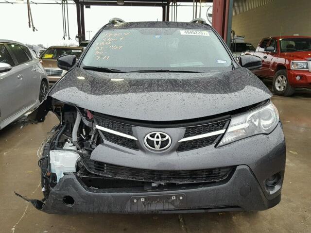 2T3ZFREV0FW148281 - 2015 TOYOTA RAV4 LE GRAY photo 9