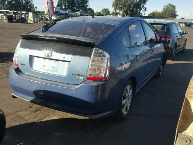 JTDKB20U497879301 - 2009 TOYOTA PRIUS BLUE photo 4