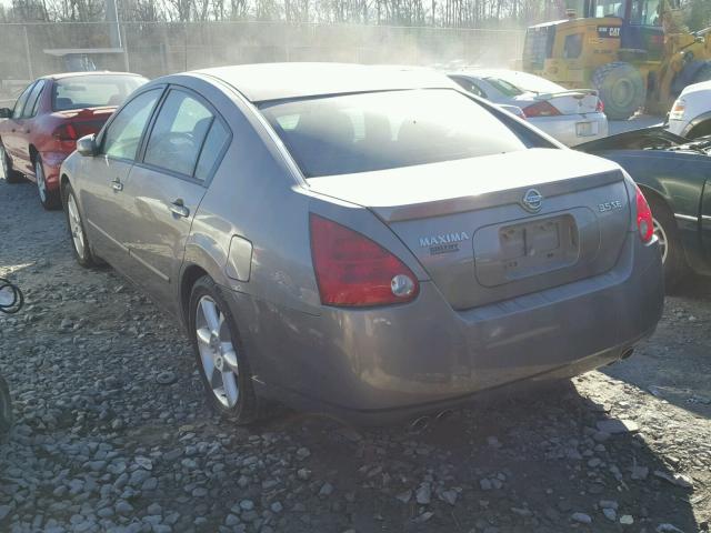 1N4BA41E06C848044 - 2006 NISSAN MAXIMA SE GRAY photo 3