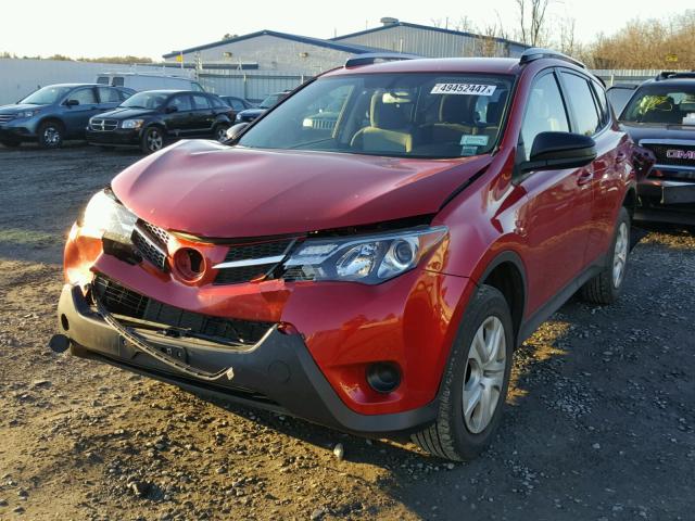 JTMBFREV0D5012738 - 2013 TOYOTA RAV4 LE Bordo foto 2