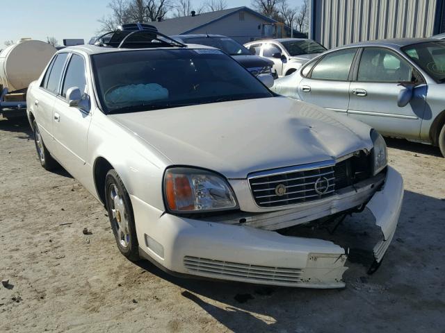 1G6KE57Y5YU279049 - 2000 CADILLAC DEVILLE DH WHITE photo 1