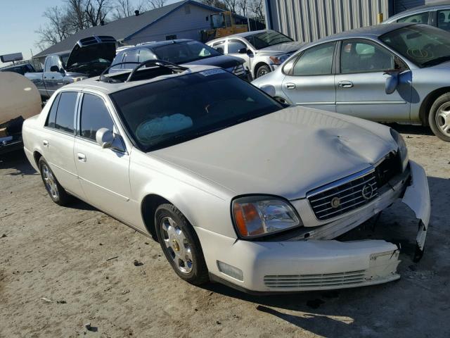 1G6KE57Y5YU279049 - 2000 CADILLAC DEVILLE DH WHITE photo 10