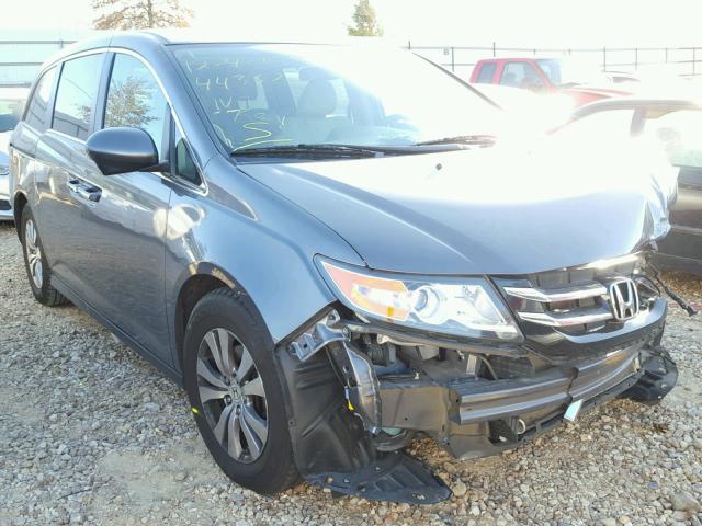 5FNRL5H43EB077571 - 2014 HONDA ODYSSEY EX GRAY photo 1