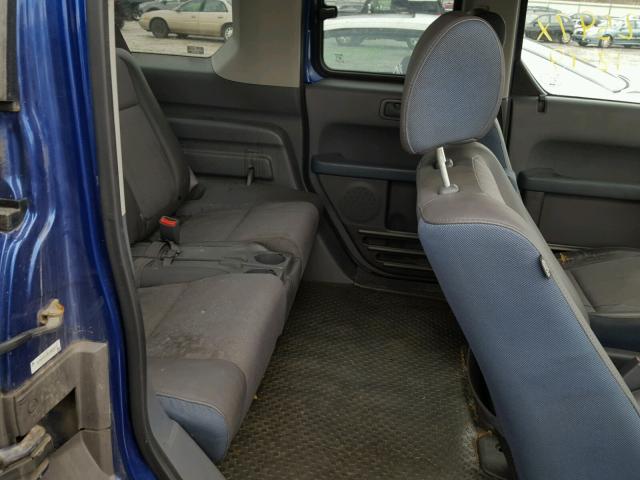 5J6YH27604L002248 - 2004 HONDA ELEMENT EX BLUE photo 6