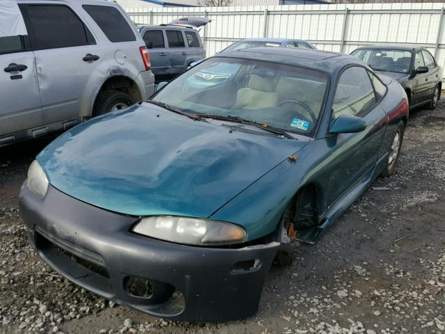 4A3AK44Y7VE023305 - 1997 MITSUBISHI ECLIPSE GS GREEN photo 2