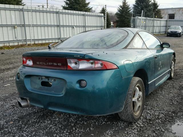 4A3AK44Y7VE023305 - 1997 MITSUBISHI ECLIPSE GS GREEN photo 4