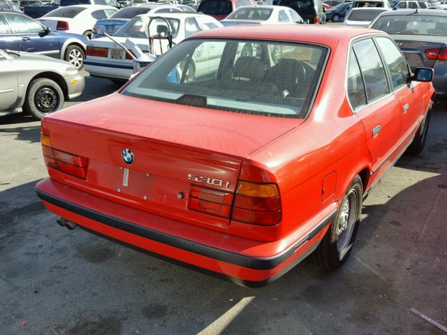 WBAHE2327RGE87361 - 1994 BMW 530 I AUTO RED photo 4