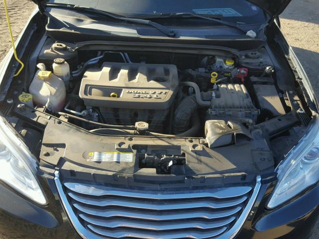 1C3CCBAB9CN274079 - 2012 CHRYSLER 200 LX BLACK photo 7