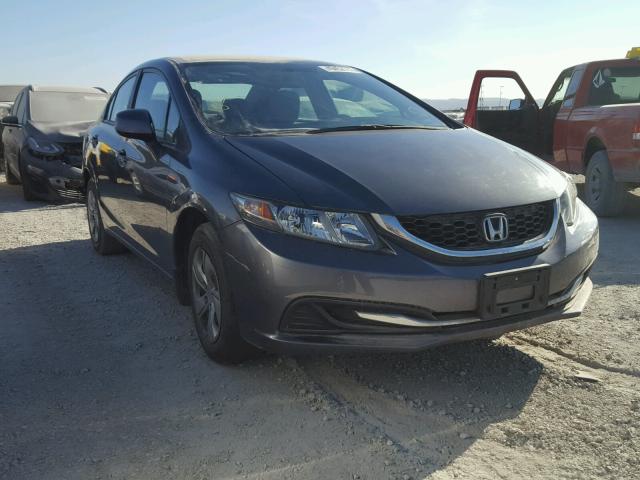 19XFB2F59DE215313 - 2013 HONDA CIVIC LX GRAY photo 1