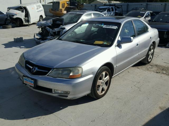 19UUA56813A082488 - 2003 ACURA 3.2TL TYPE SILVER photo 2