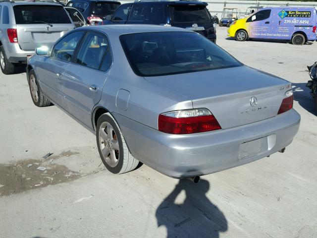 19UUA56813A082488 - 2003 ACURA 3.2TL TYPE SILVER photo 3