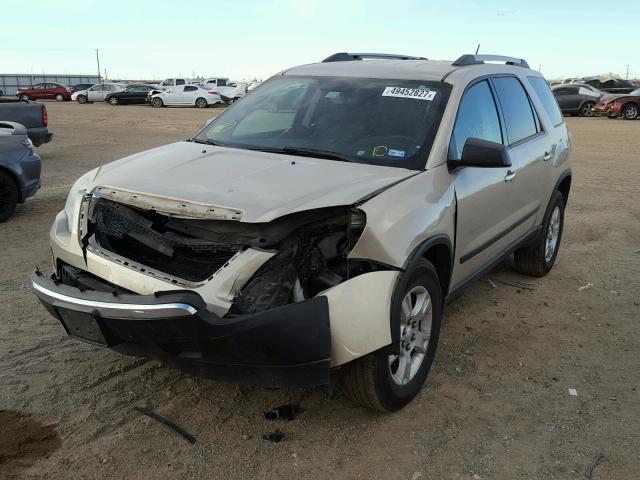 1GKKRNED2BJ407892 - 2011 GMC ACADIA SLE GOLD photo 2