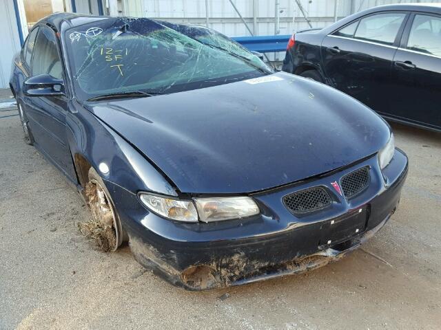 1G2WP52K52F279273 - 2002 PONTIAC GRAND PRIX BLACK photo 1