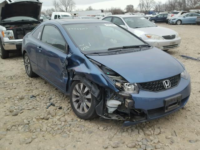 2HGFG1B93AH522756 - 2010 HONDA CIVIC EXL BLUE photo 1