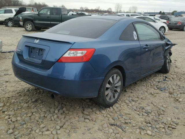 2HGFG1B93AH522756 - 2010 HONDA CIVIC EXL BLUE photo 4
