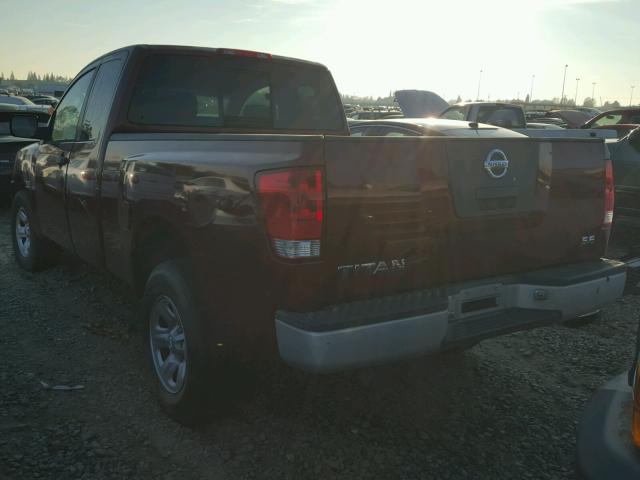 1N6AA06B64N502012 - 2004 NISSAN TITAN XE RED photo 3