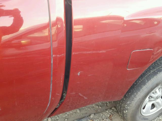 1N6AA06B64N502012 - 2004 NISSAN TITAN XE RED photo 9