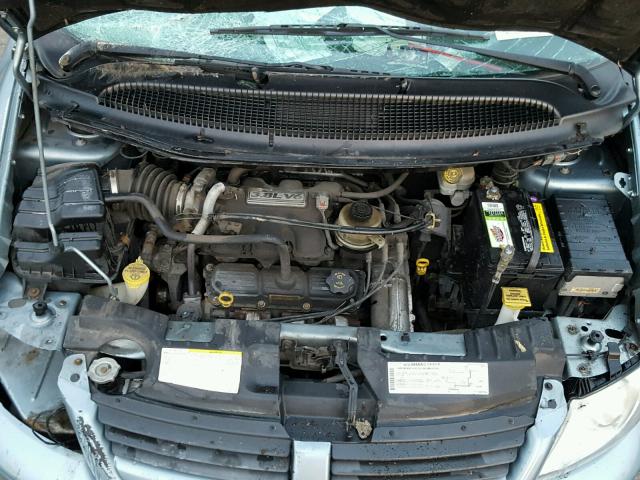 2D4GP44L85R525605 - 2005 DODGE GRAND CARA BLUE photo 7