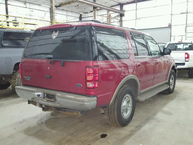 1FMPU18L8YLA86235 - 2000 FORD EXPEDITION RED photo 4