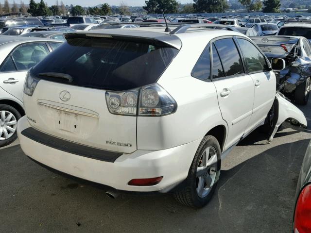 JTJHA31U640073282 - 2004 LEXUS RX 330 WHITE photo 4