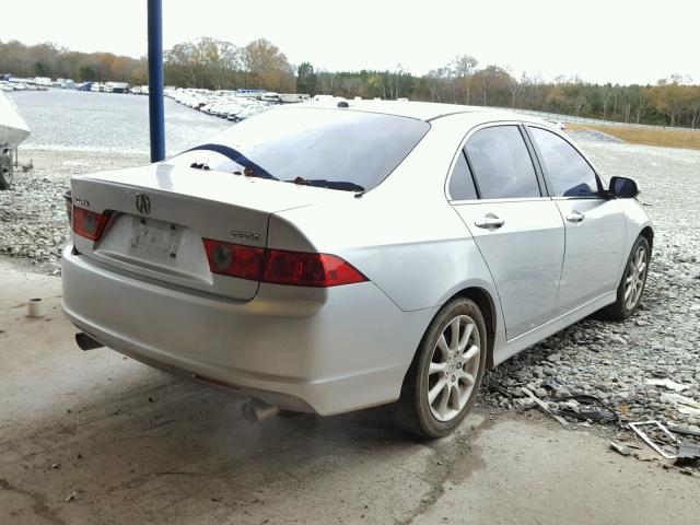 JH4CL968X6C024270 - 2006 ACURA TSX SILVER photo 4