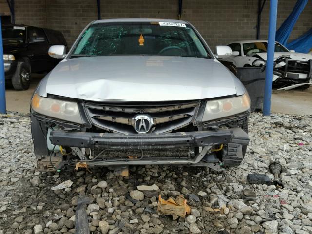 JH4CL968X6C024270 - 2006 ACURA TSX SILVER photo 9