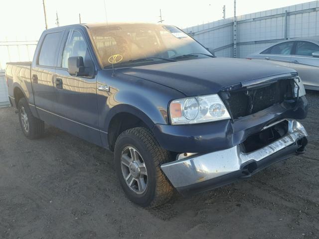 1FTPW14575KE67386 - 2005 FORD F150 SUPER BLUE photo 1