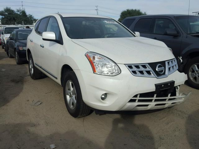 JN8AS5MT6DW538211 - 2013 NISSAN ROGUE S WHITE photo 1