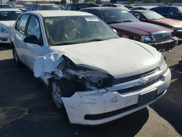 1G1ZT548X5F222358 - 2005 CHEVROLET MALIBU LS WHITE photo 1