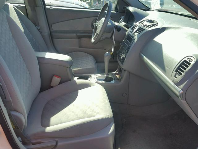 1G1ZT548X5F222358 - 2005 CHEVROLET MALIBU LS 白色 照片 5