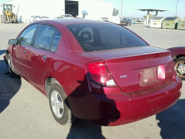 1G8AG52F25Z161235 - 2005 SATURN ION LEVEL RED photo 3