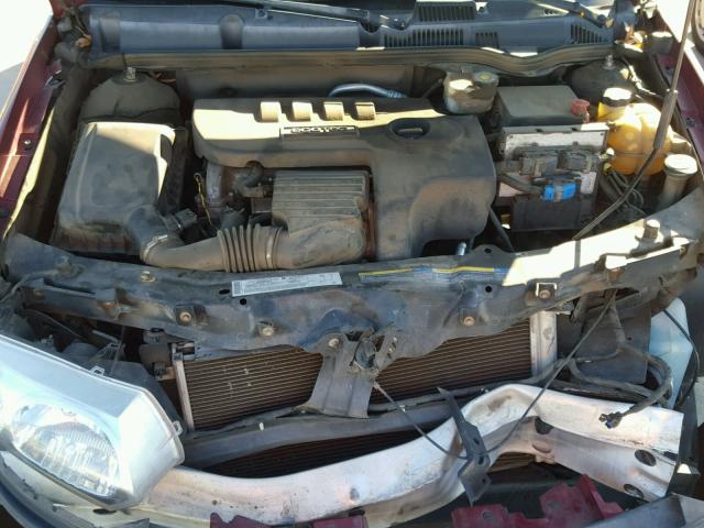 1G8AG52F25Z161235 - 2005 SATURN ION LEVEL RED photo 7
