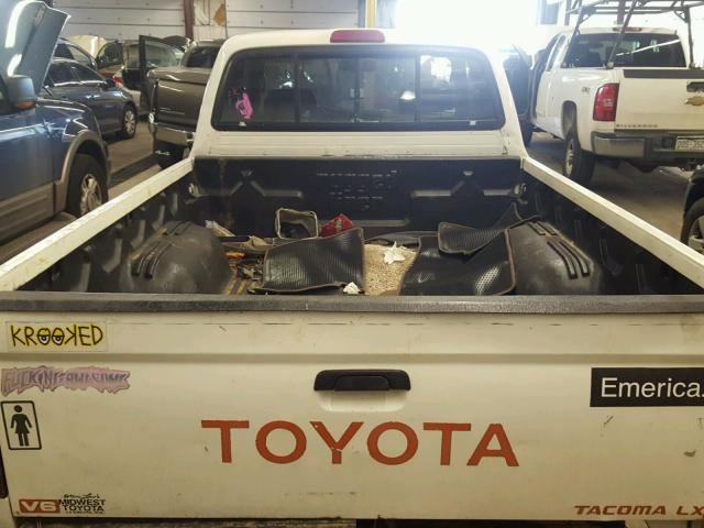 4TAWN72N0TZ155754 - 1996 TOYOTA TACOMA XTR WHITE photo 6