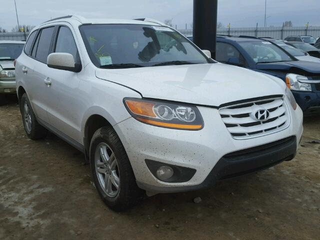 5XYZG4AG0BG027881 - 2011 HYUNDAI SANTA FE G WHITE photo 1