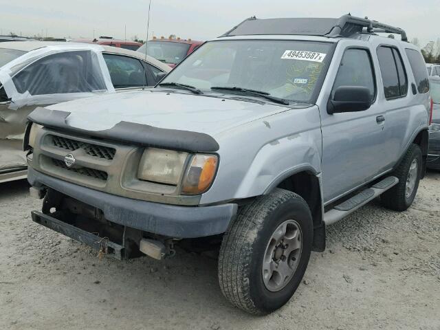 5N1ED28T5YC592876 - 2000 NISSAN XTERRA XE SILVER photo 2