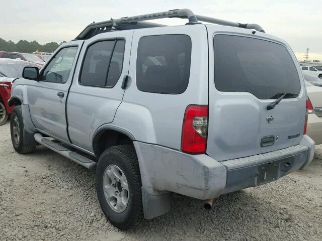 5N1ED28T5YC592876 - 2000 NISSAN XTERRA XE SILVER photo 3