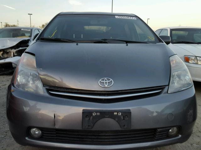 JTDKB20U083337909 - 2008 TOYOTA PRIUS CHARCOAL photo 9